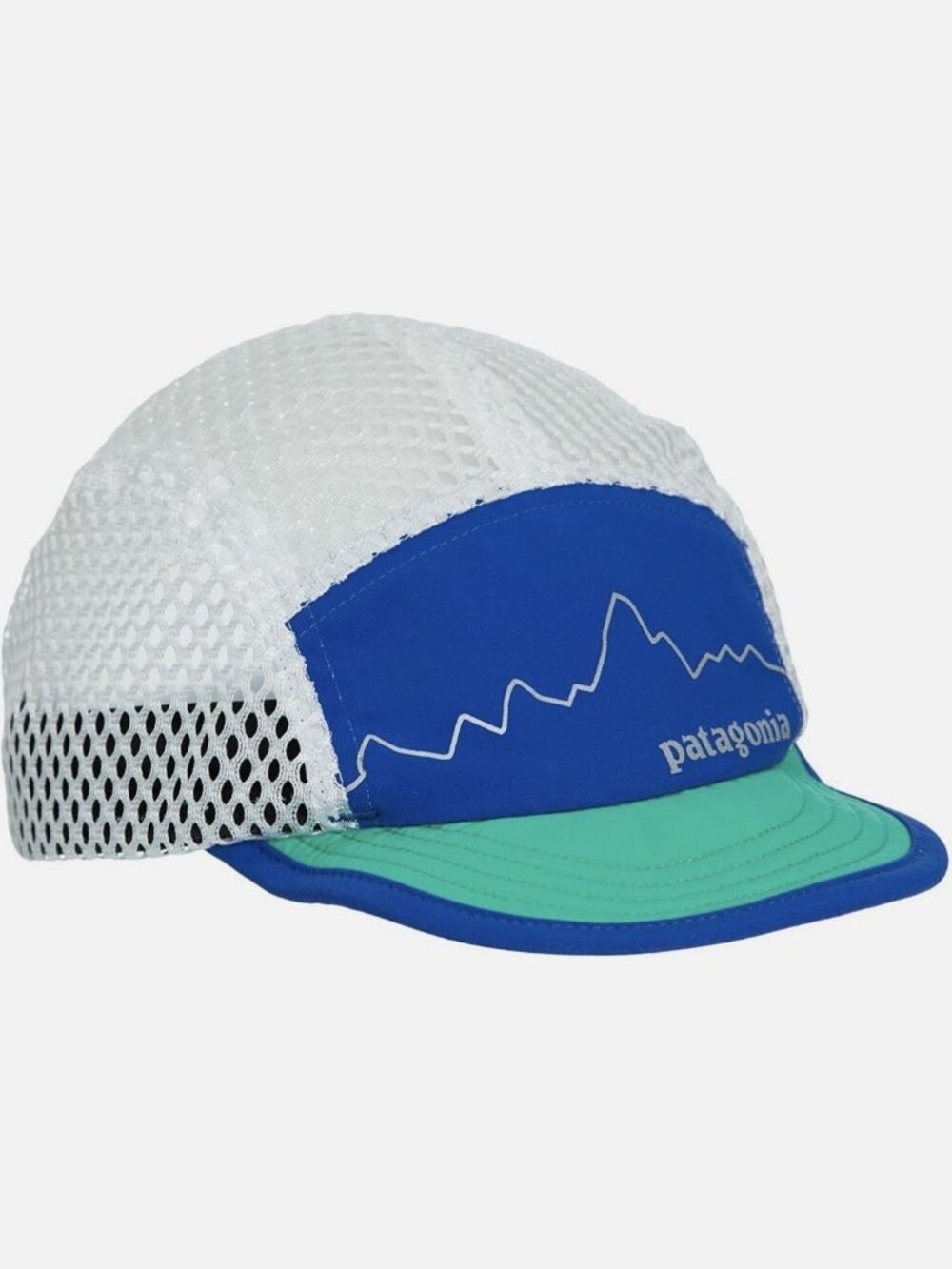 Patagonia Duckbill Cap Viking Blue White Mesh 5 Panel